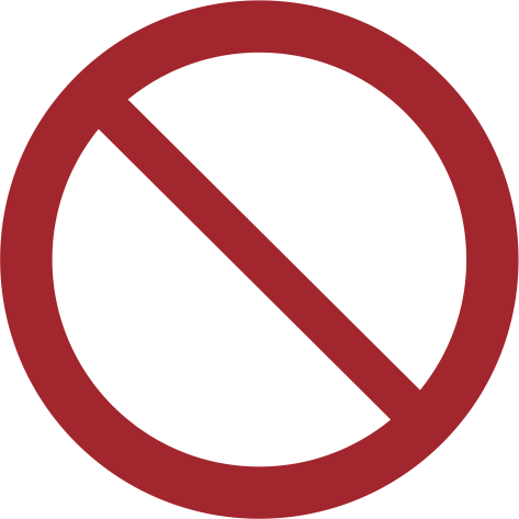 Verbotszeichen